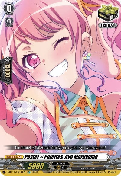 Image for Pastel*Palettes, Aya Maruyama (D-BT11: Clash of the Heroes) (D-BT11/EX11EN) - Cardfight Vanguard