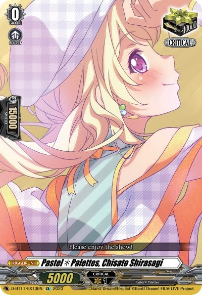 Image for Pastel*Palettes, Chisato Shirasagi (D-BT11: Clash of the Heroes) (D-BT11/EX13EN) - Cardfight Vanguard