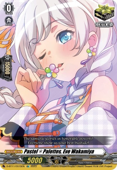 Image for Pastel*Palettes, Eve Wakamiya (D-BT11: Clash of the Heroes) (D-BT11/EX15EN) - Cardfight Vanguard