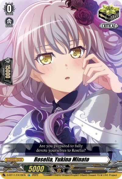 Image for Roselia, Yukina Minato (D-BT11: Clash of the Heroes) (D-BT11/EX16EN) - Cardfight Vanguard