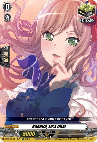 Image for Roselia, Lisa Imai (D-BT11: Clash of the Heroes) (D-BT11/EX18EN) - Cardfight Vanguard