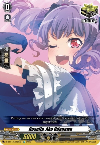 Image for Roselia, Ako Udagawa (D-BT11: Clash of the Heroes) (D-BT11/EX19EN) - Cardfight Vanguard