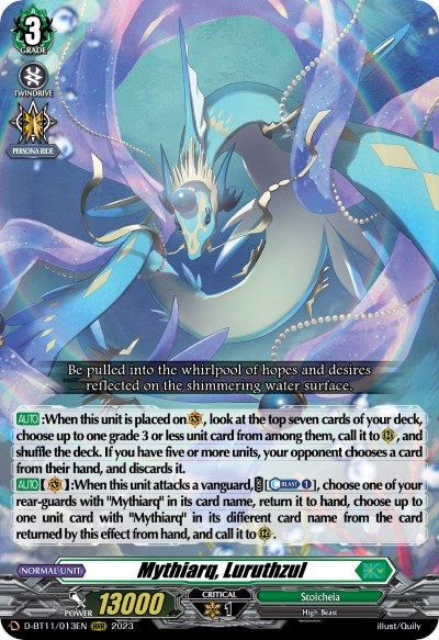 Image for Mythiarq, Luruthzul (D-BT11: Clash of the Heroes) (D-BT11/013EN) - Cardfight Vanguard