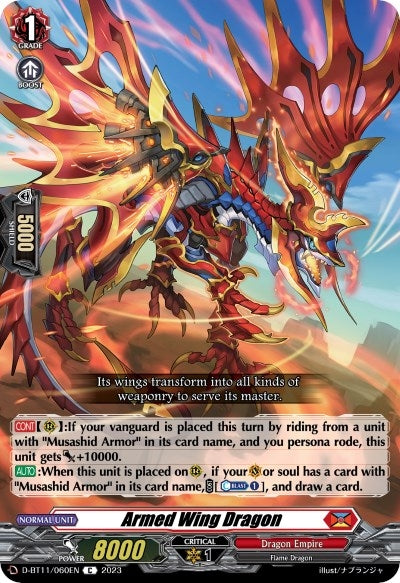 Image for Armed Wing Dragon (D-BT11) (11060)