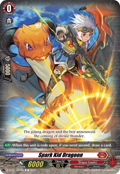 Image for Spark Kid Dragoon (D-BT11: Clash of the Heroes) (D-BT11/064EN) - Cardfight Vanguard