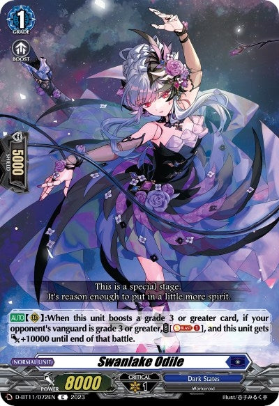 Image for Swanlake Odile (D-BT11: Clash of the Heroes) (D-BT11/072EN) - Cardfight Vanguard