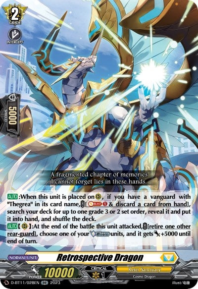 Image for Retrospective Dragon (D-BT11: Clash of the Heroes) (D-BT11/028EN) - Cardfight Vanguard
