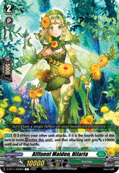 Image for Affluent Maiden, Hilaria (D-BT11) (11093)