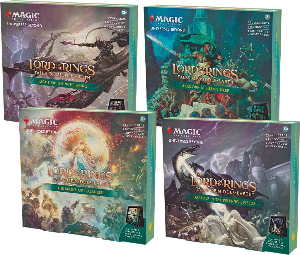 Image for The Lord of the Rings: Tales of Middle-earth Scene Boxes [Set of 4] - Magic: The Gathering