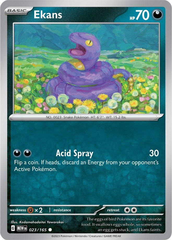 Image for Ekans (SV: Scarlet & Violet 151) (023/165) - Pokemon