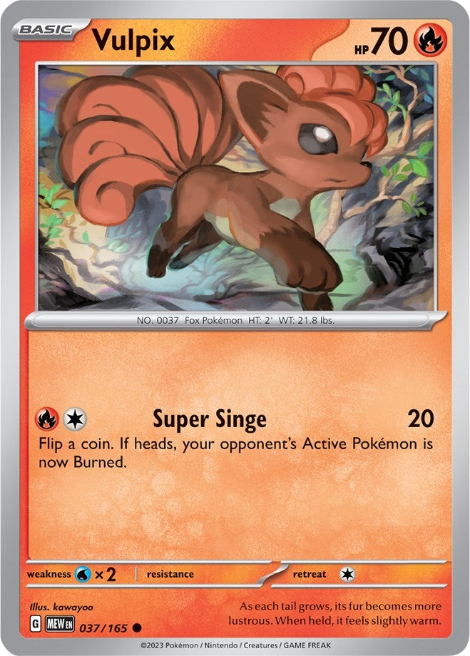 Image for Vulpix (SV: Scarlet & Violet 151) (037/165) - Pokemon