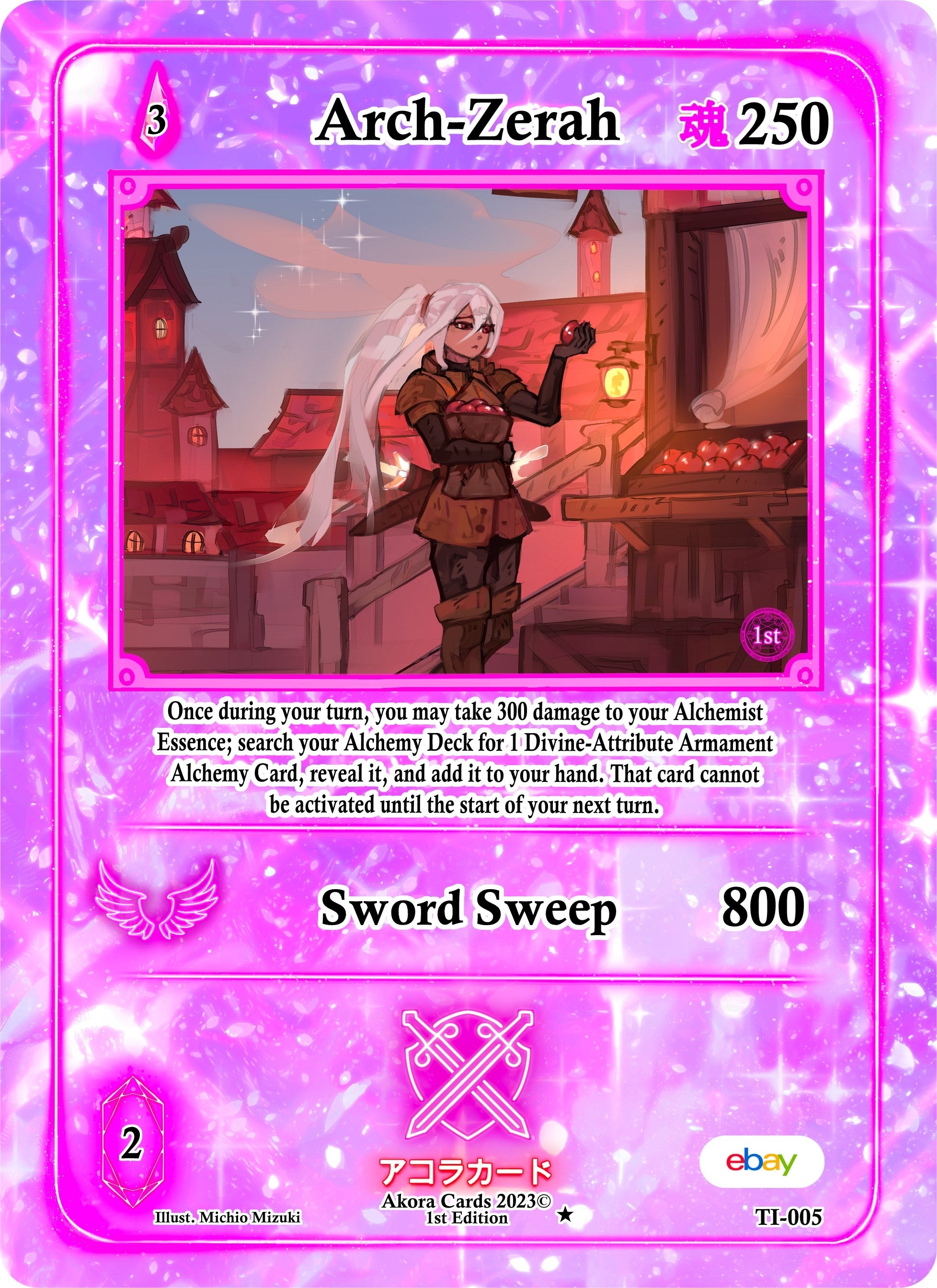 Image for Arch-Zerah (Trials of Ikithia [eBay 1st Edition]) (TI-005) - Akora TCG