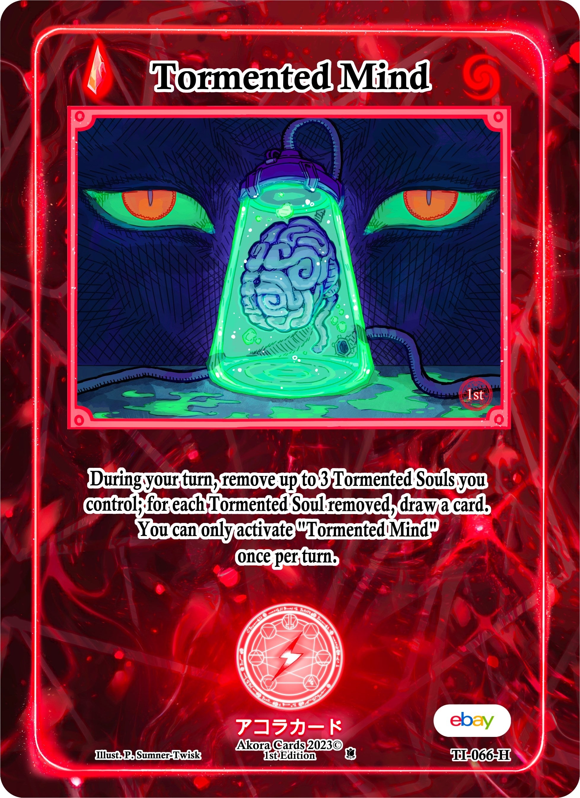 Image for Tormented Mind (Holo) (Trials of Ikithia [eBay 1st Edition]) (TI-066-H) - Akora TCG