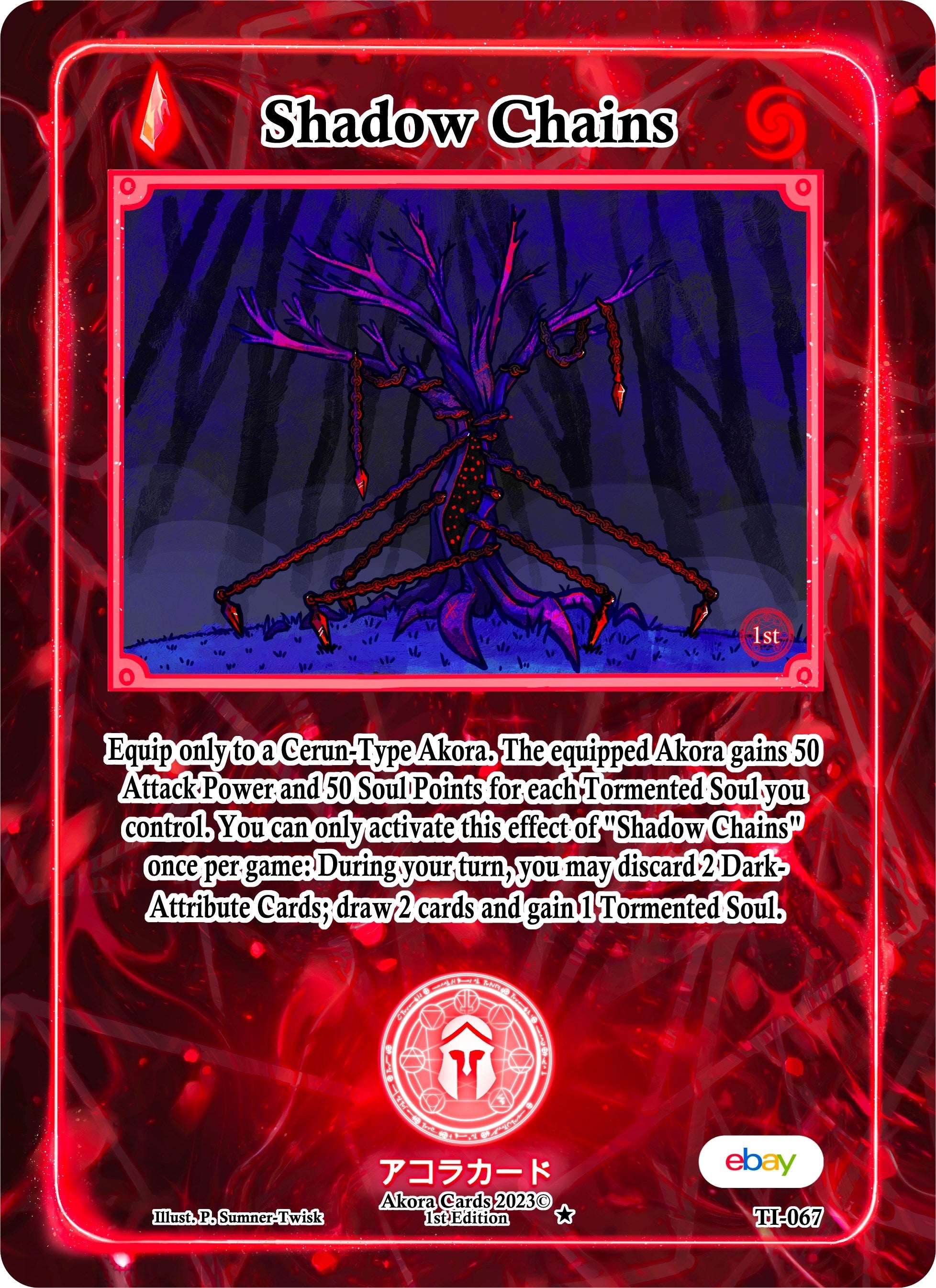 Image for Shadow Chains (Trials of Ikithia [eBay 1st Edition]) (TI-067) - Akora TCG
