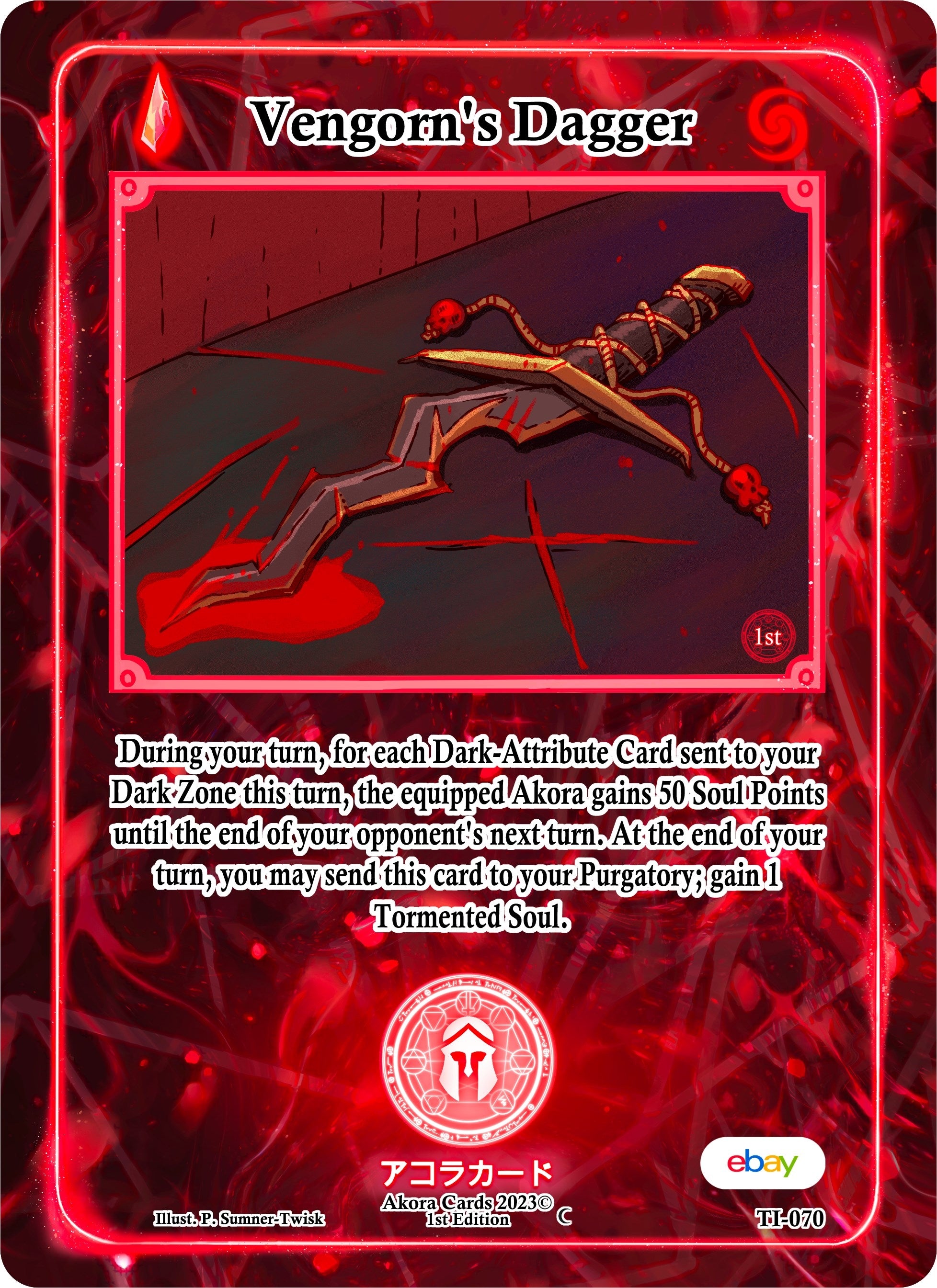Image for Vengorn's Dagger (Trials of Ikithia [eBay 1st Edition]) (TI-070) - Akora TCG