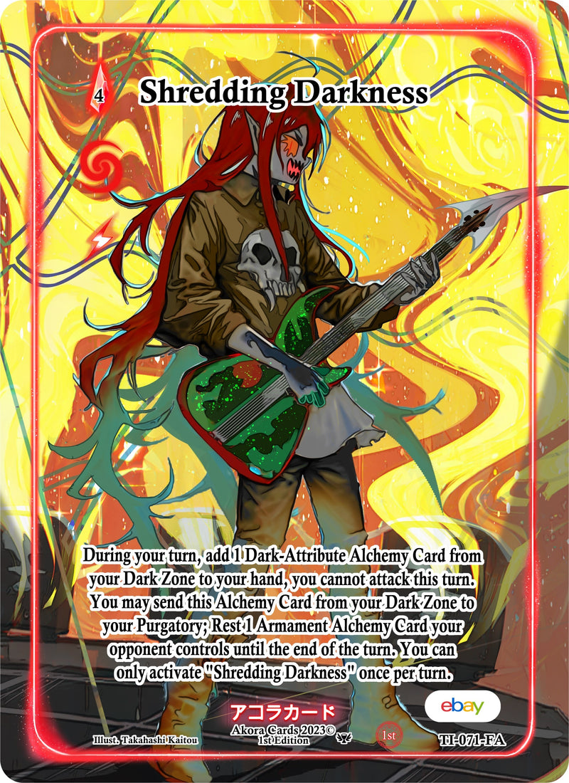 Image for Shredding Darkness (Full Art) (Trials of Ikithia [eBay 1st Edition]) (TI-071-FA) - Akora TCG