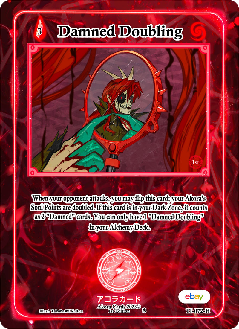 Image for Damned Doubling (Holo) (Trials of Ikithia [eBay 1st Edition]) (TI-072-H) - Akora TCG