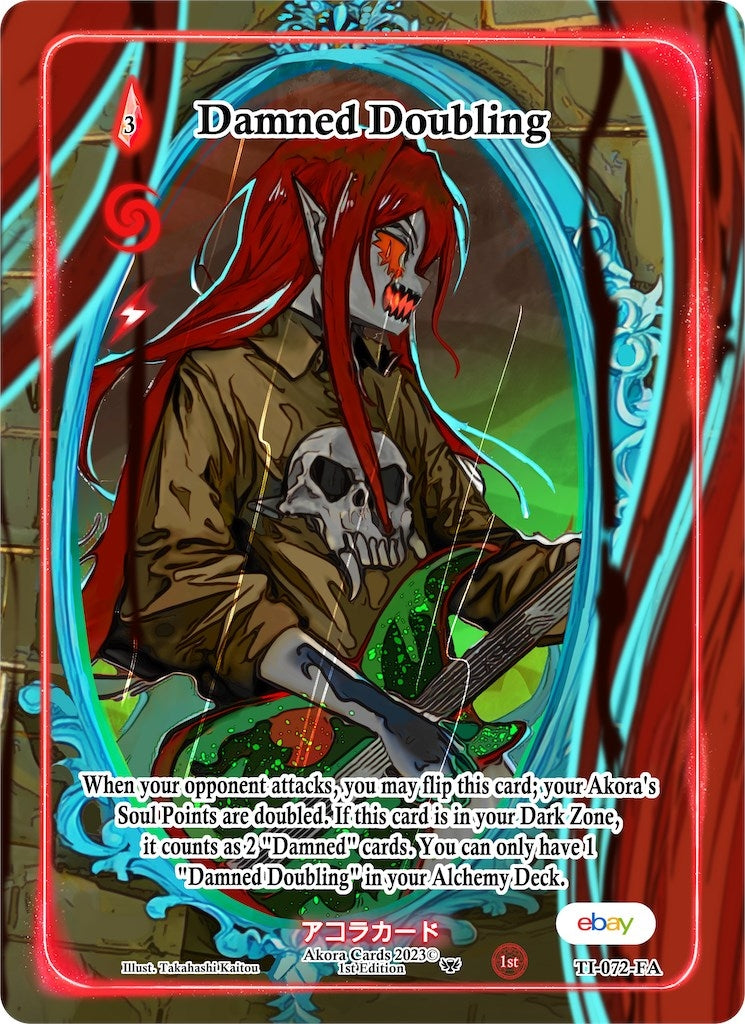 Image for Damned Doubling (Full Art) (Trials of Ikithia [eBay 1st Edition]) (TI-072-FA) - Akora TCG