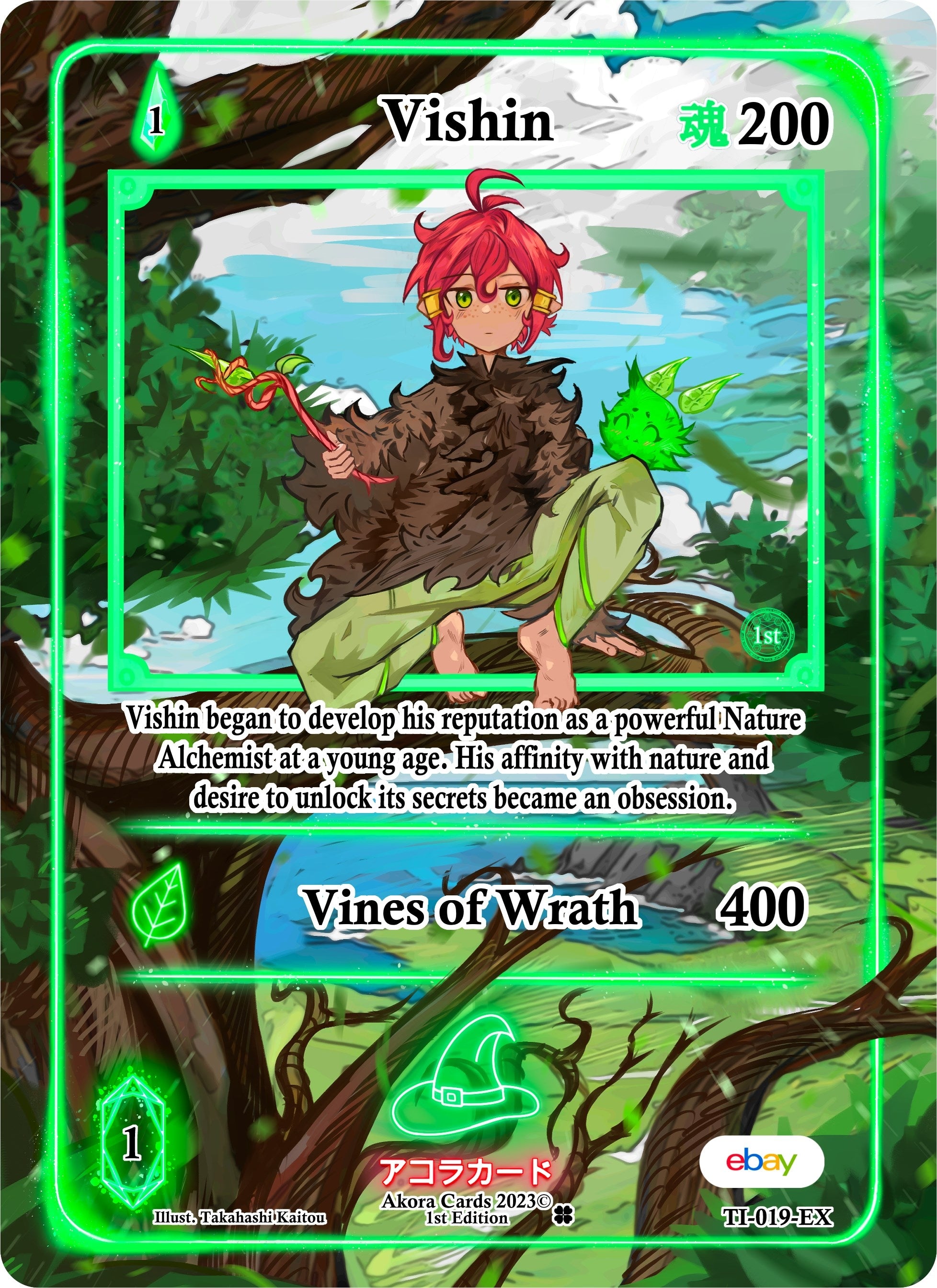 Image for Vishin (Extended Art) (Trials of Ikithia [eBay 1st Edition]) (TI-019-EX) - Akora TCG