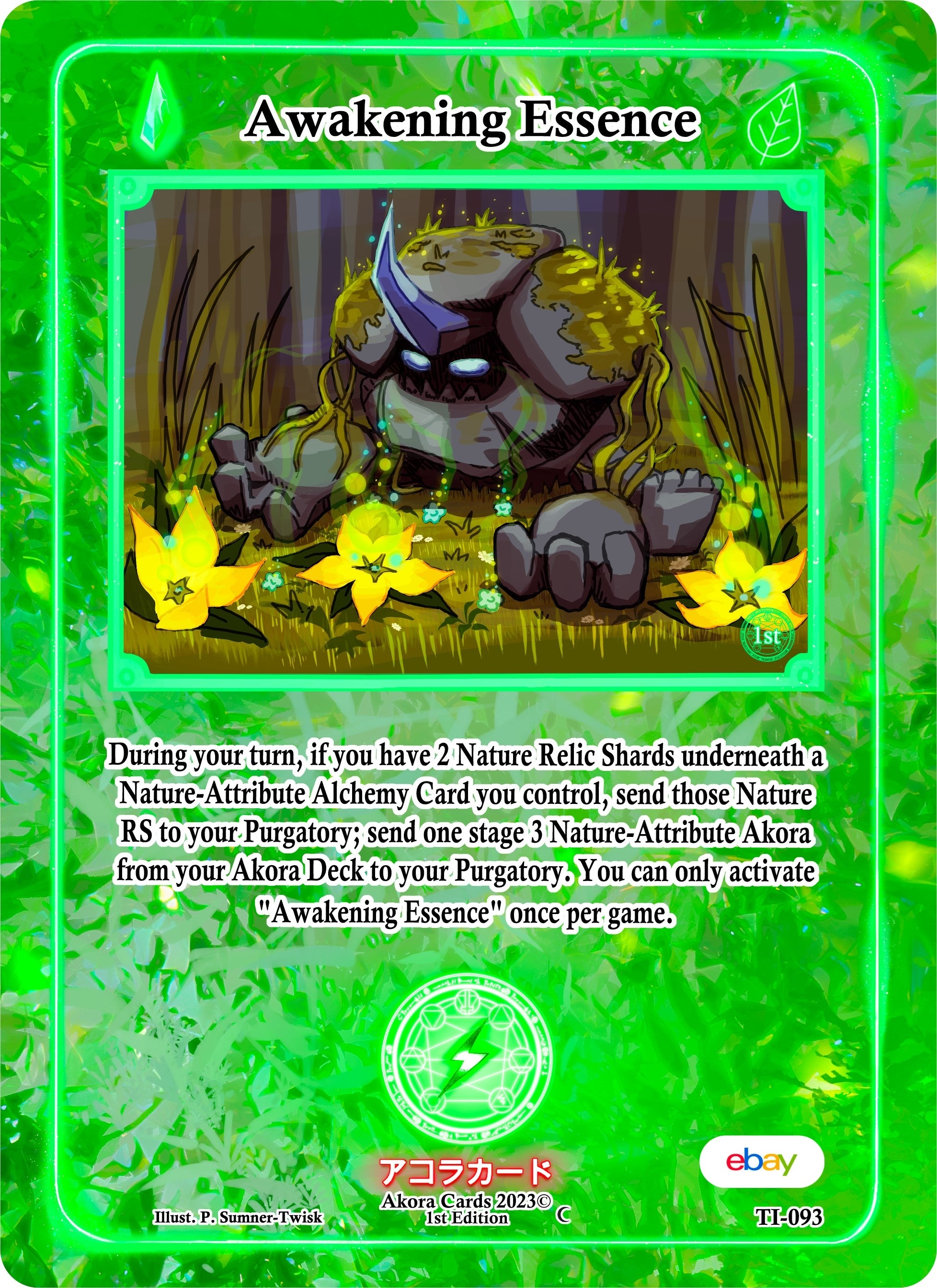 Image for Awakening Essence (Trials of Ikithia [eBay 1st Edition]) (TI-093) - Akora TCG