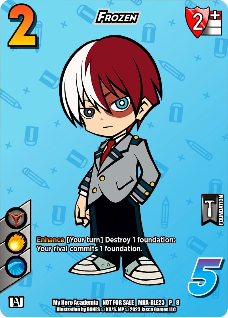 Image for Frozen (Regional License Exam 2023) (UniVersus: My Hero Academia Promo Cards) (MHA-RLE23 P 8) - UniVersus