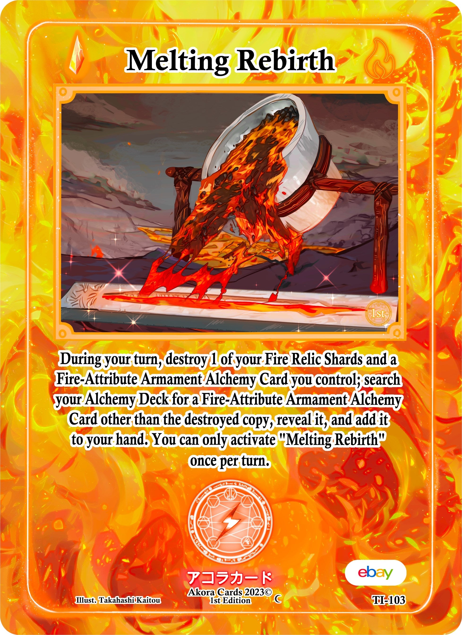 Image for Melting Rebirth (Trials of Ikithia [eBay 1st Edition]) (TI-103) - Akora TCG