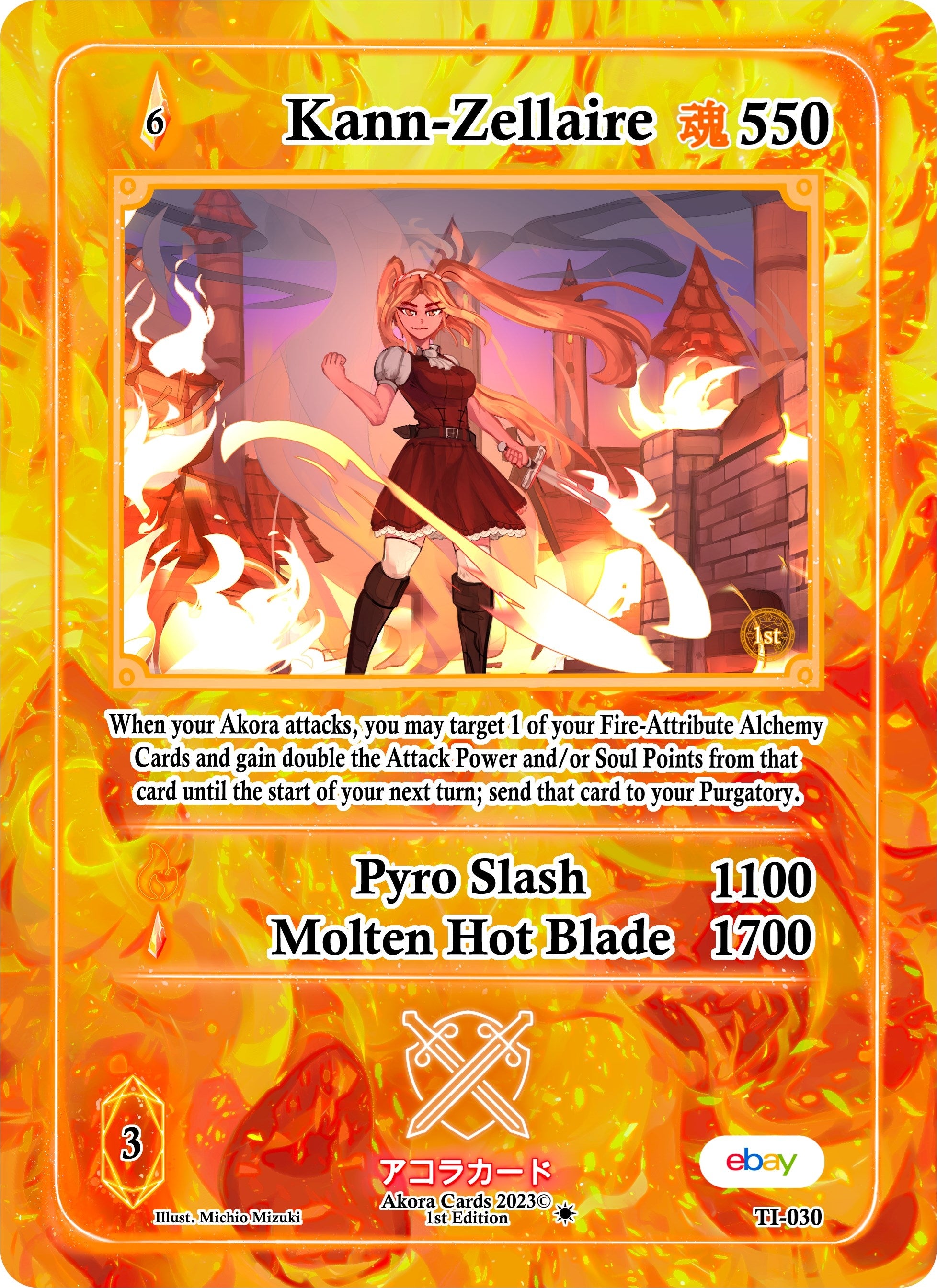 Image for Kann-Zellaire (Trials of Ikithia [eBay 1st Edition]) (TI-030) - Akora TCG