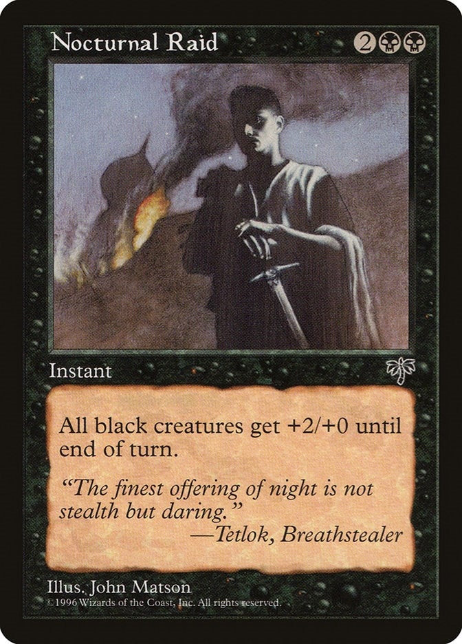 Image for Nocturnal Raid (Mirage) - Magic: The Gathering