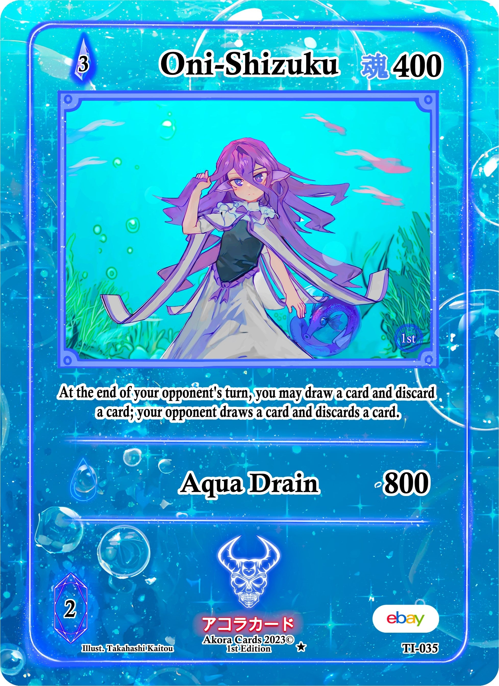 Image for Oni-Shizuku (Trials of Ikithia [eBay 1st Edition]) (TI-035) - Akora TCG