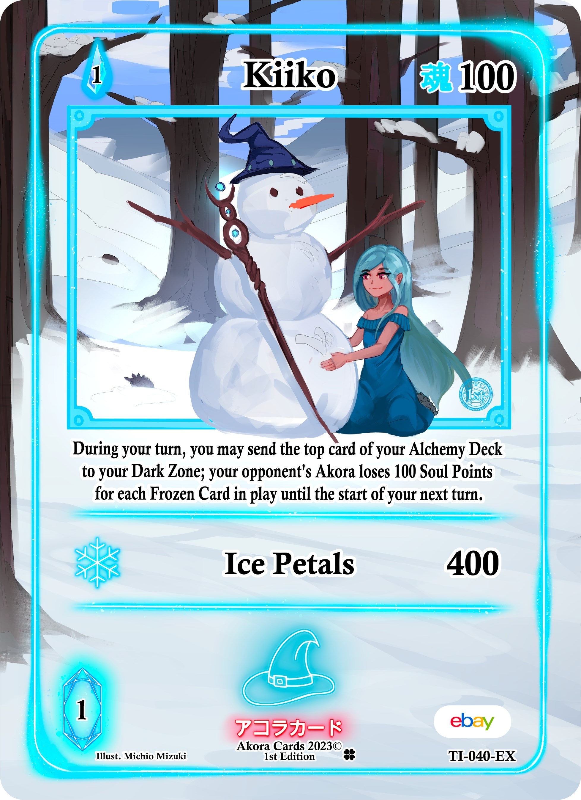 Image for Kiiko (Extended Art) (Trials of Ikithia [eBay 1st Edition]) (TI-040-EX) - Akora TCG