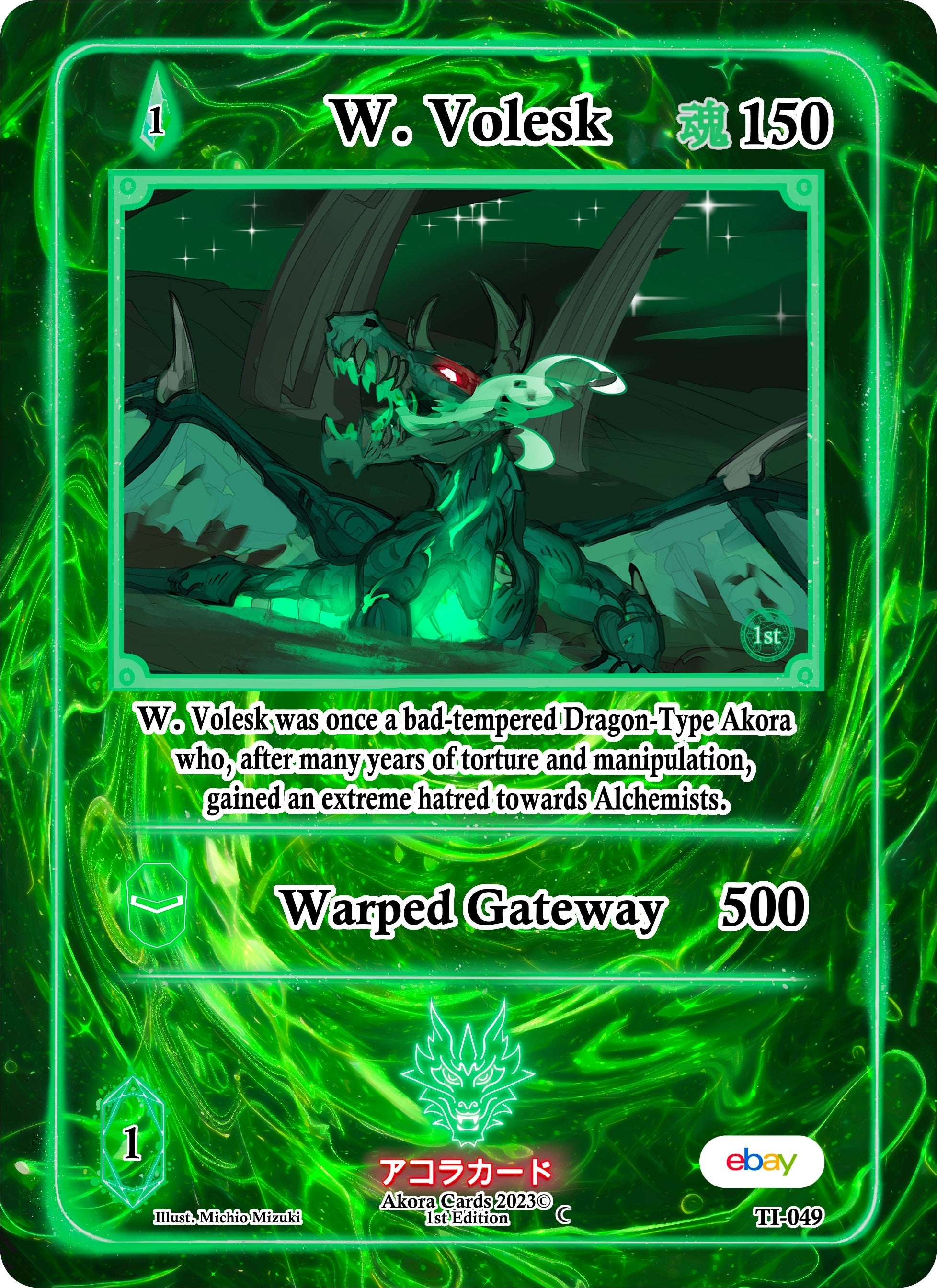 Image for W. Volesk (Trials of Ikithia [eBay 1st Edition]) (TI-049) - Akora TCG