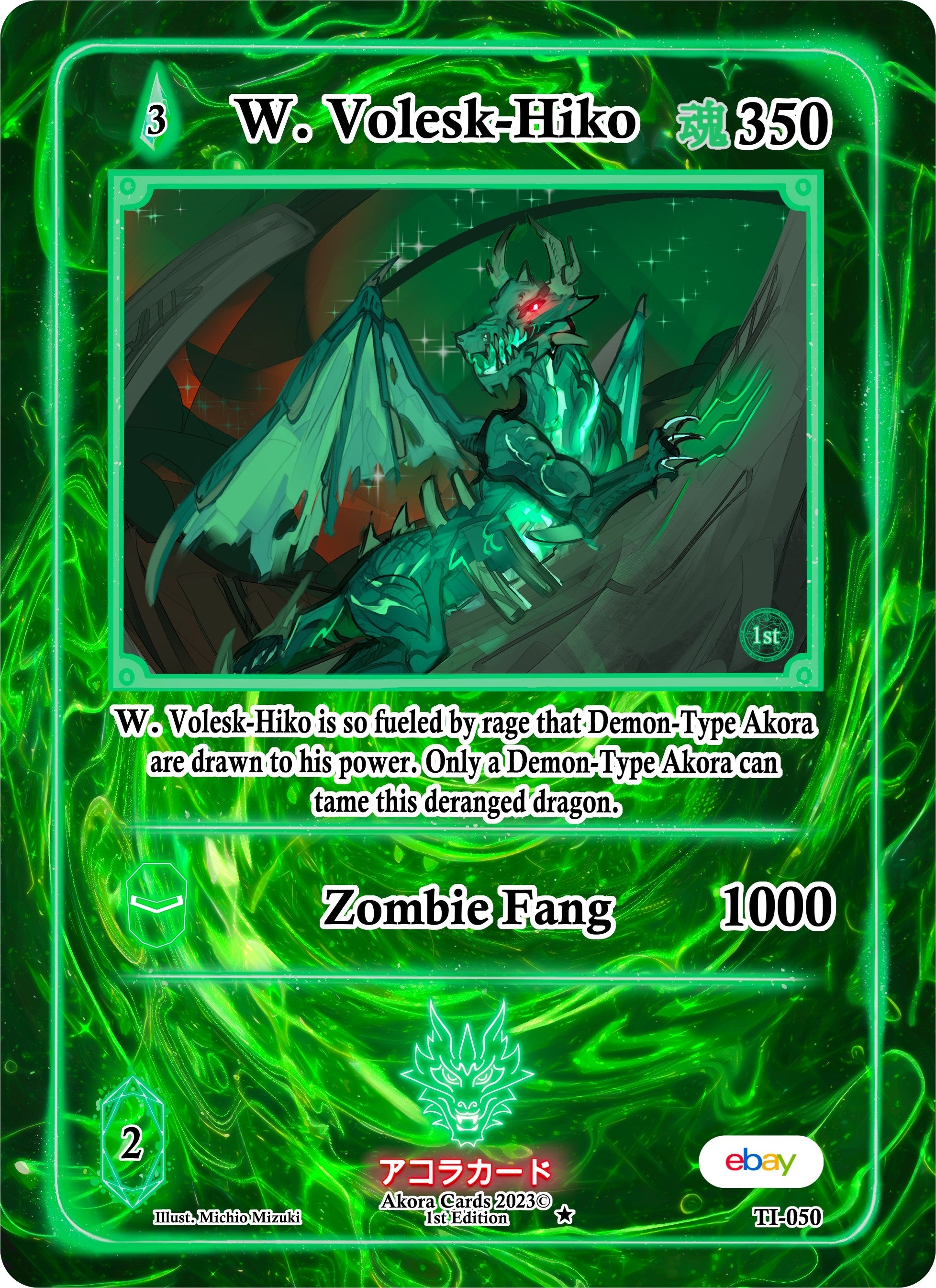Image for W. Volesk-Hiko (Trials of Ikithia [eBay 1st Edition]) (TI-050) - Akora TCG