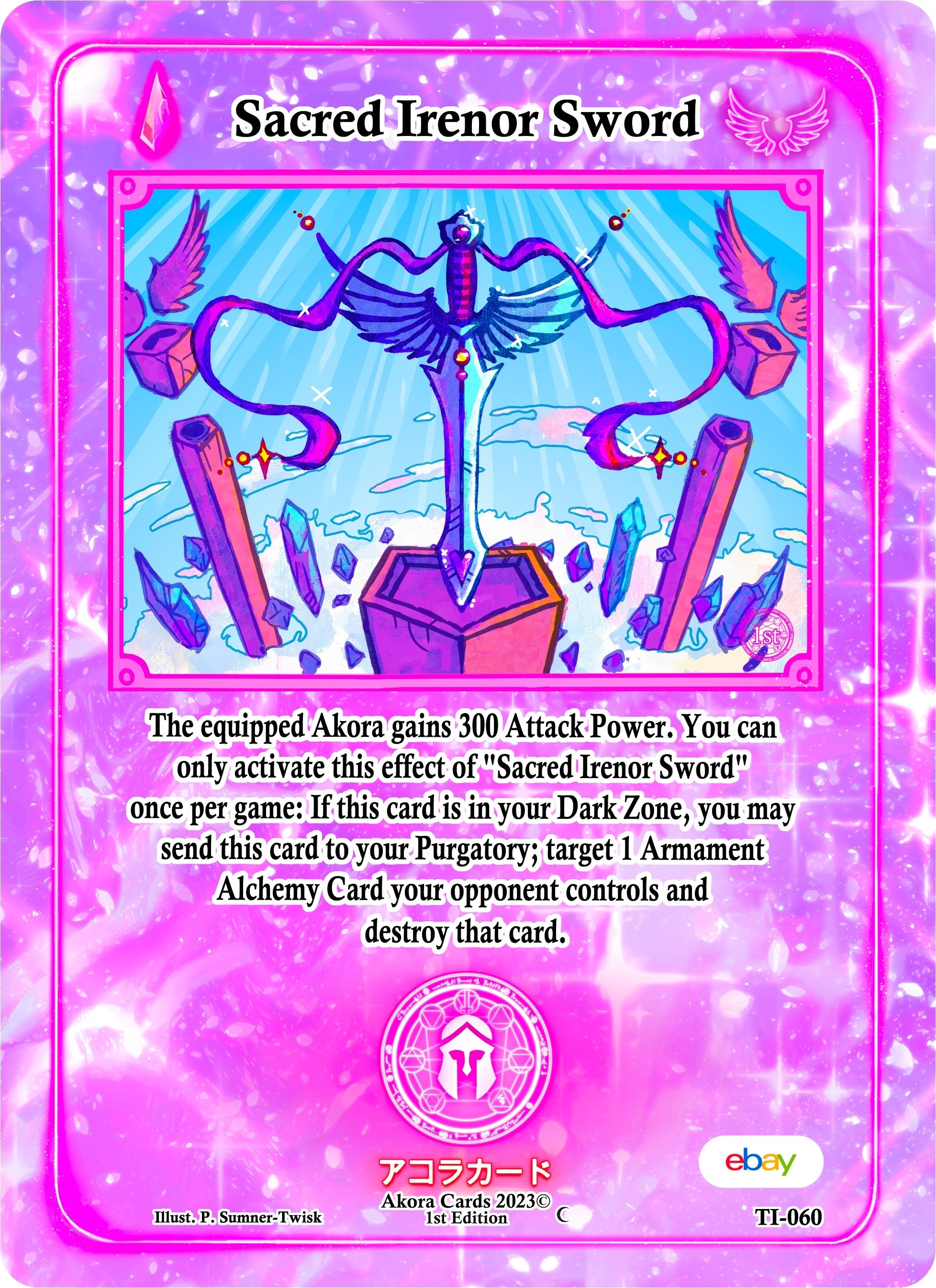 Image for Sacred Irenor Sword (Trials of Ikithia [eBay 1st Edition]) (TI-060) - Akora TCG