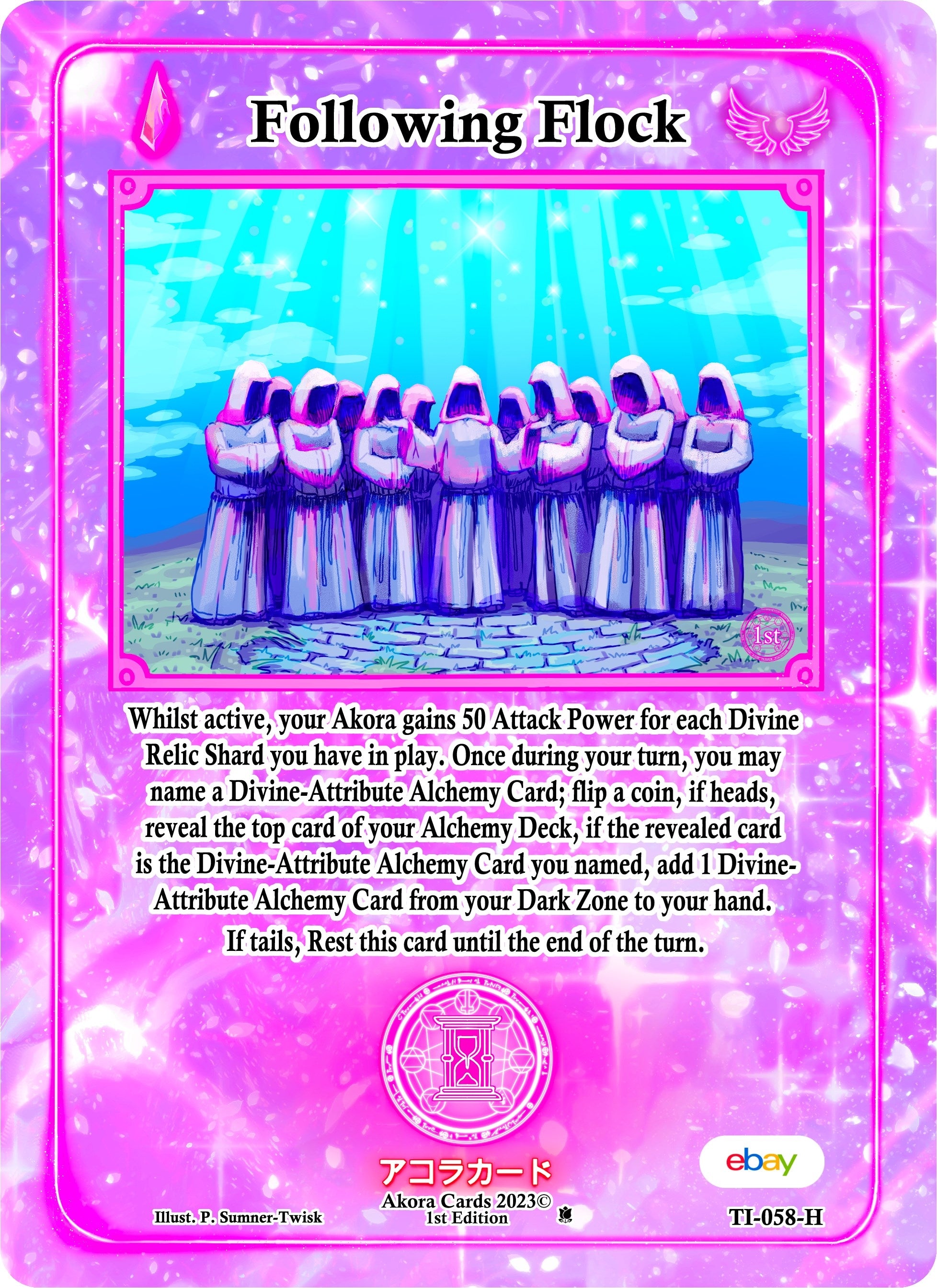 Image for Following Flock (Holo) (Trials of Ikithia [eBay 1st Edition]) (TI-058-H) - Akora TCG