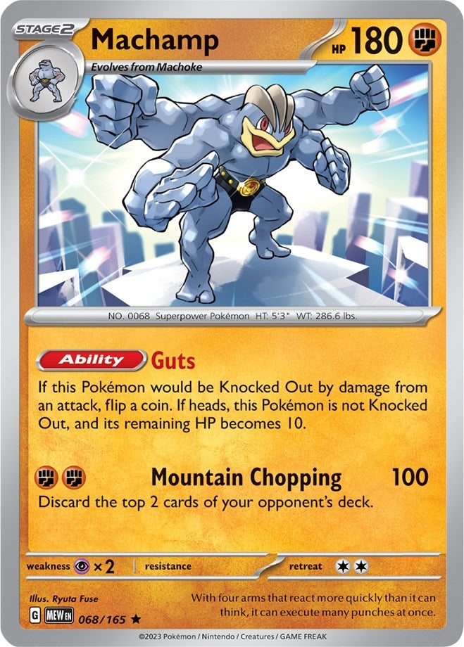 Image for Machamp (SV: Scarlet & Violet 151) (068/165) - Pokemon