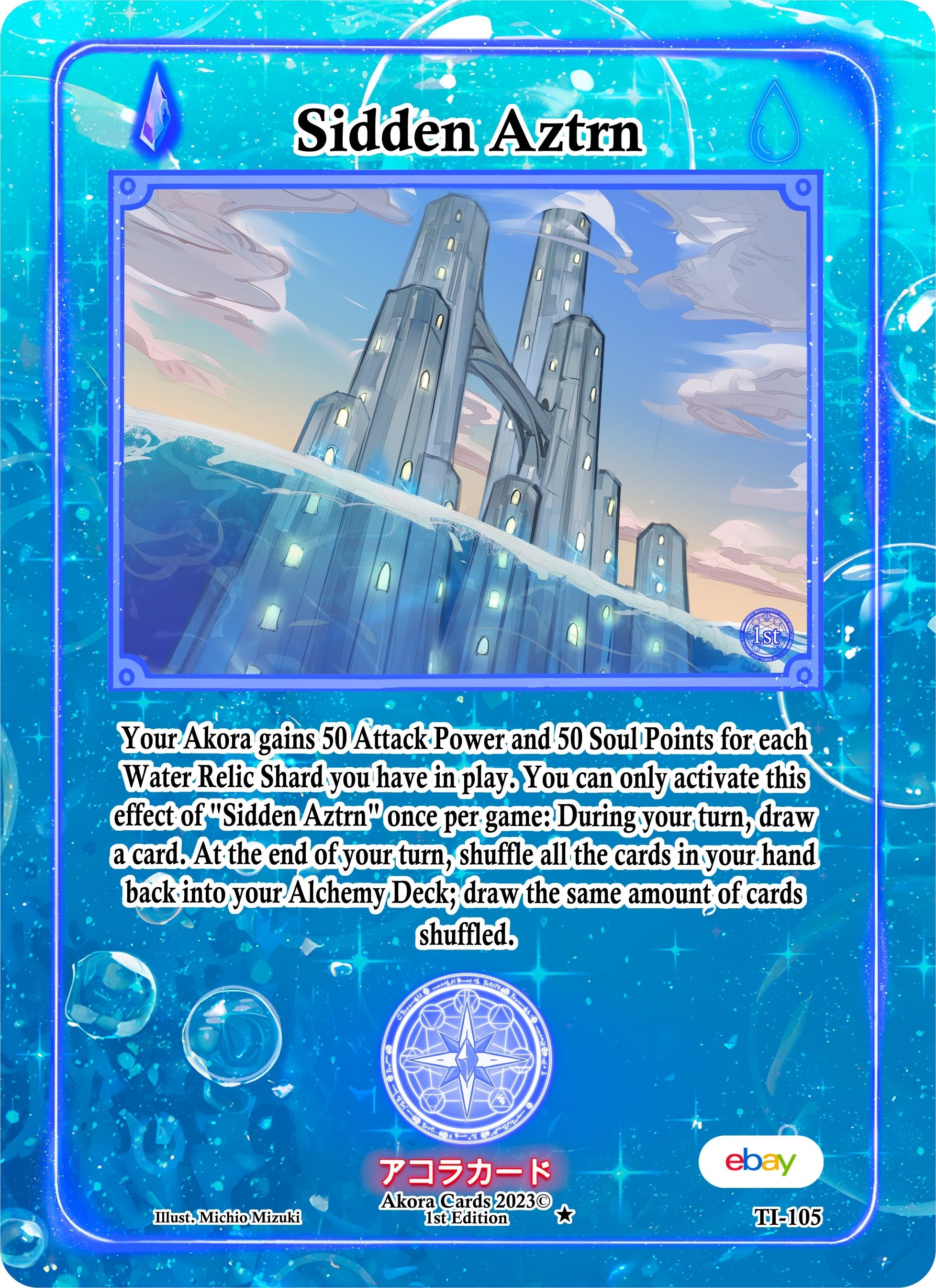Image for Sidden Aztrn (Trials of Ikithia [eBay 1st Edition]) (TI-105) - Akora TCG