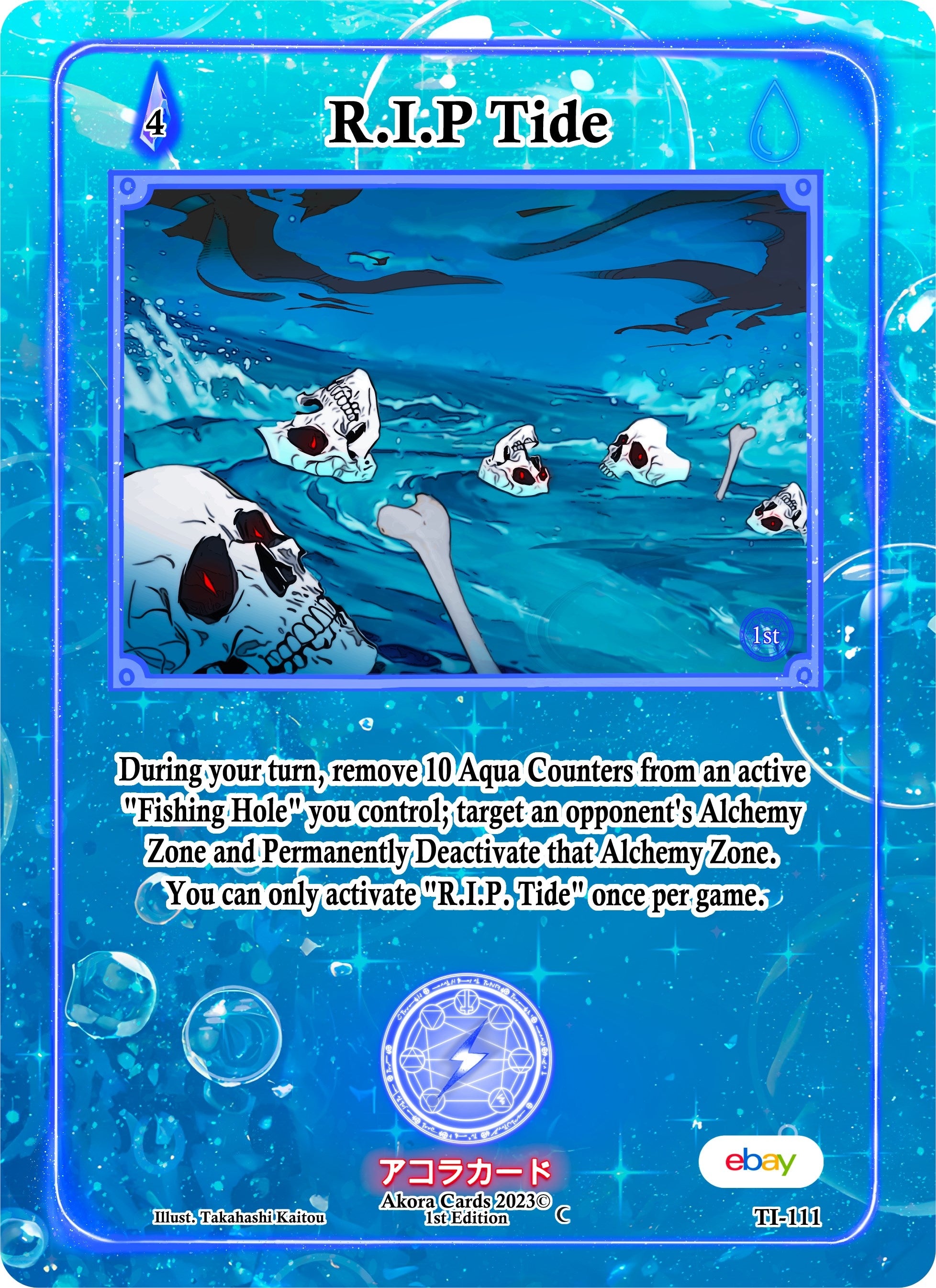 Image for R.I.P Tide (Trials of Ikithia [eBay 1st Edition]) (TI-111) - Akora TCG