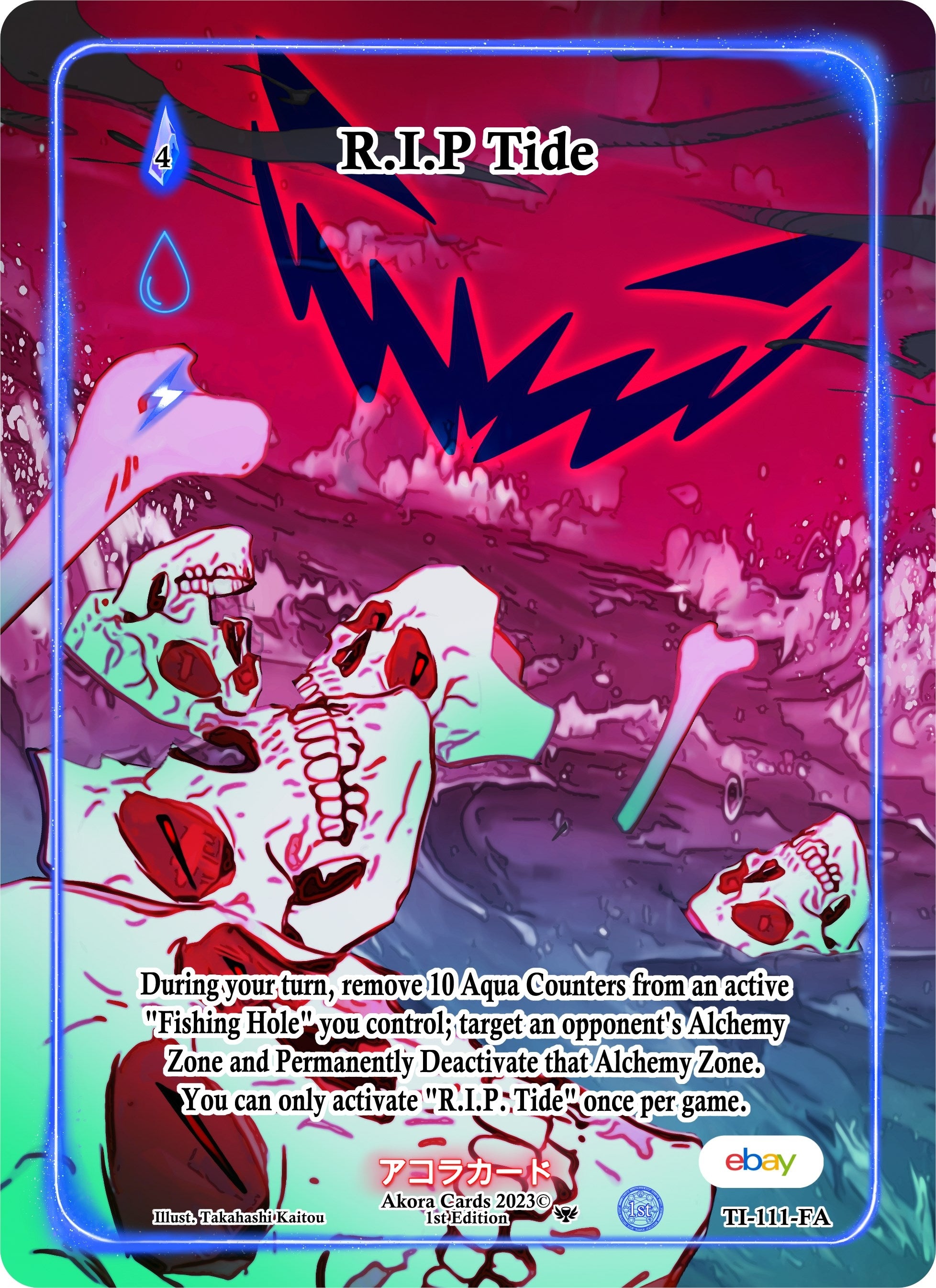 Image for R.I.P Tide (Full Art) (Trials of Ikithia [eBay 1st Edition]) (TI-111-FA) - Akora TCG