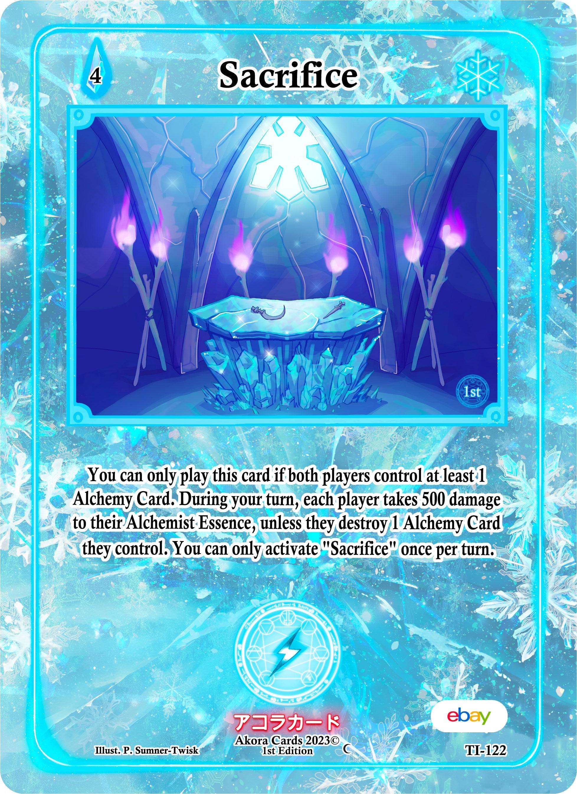 Image for Sacrifice (Trials of Ikithia [eBay 1st Edition]) (TI-122) - Akora TCG