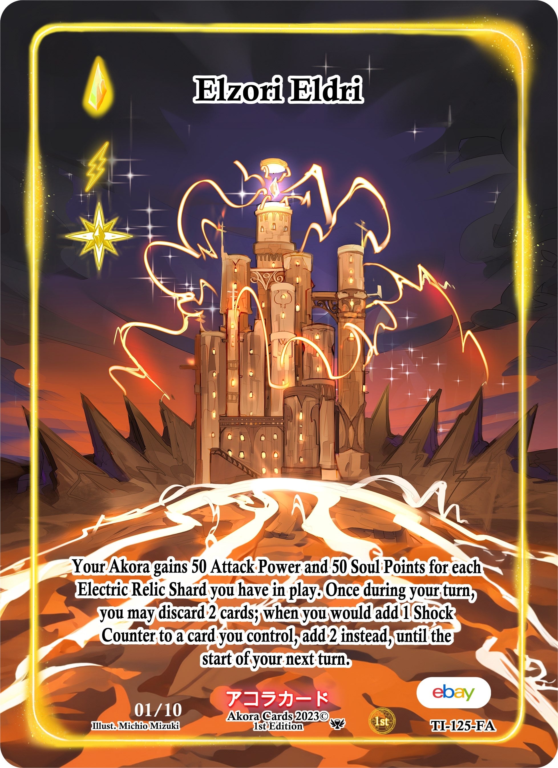 Image for Elzori Eldri (Full Art) (Serial Numbered) (Trials of Ikithia [eBay 1st Edition]) (TI-125-FA) - Akora TCG