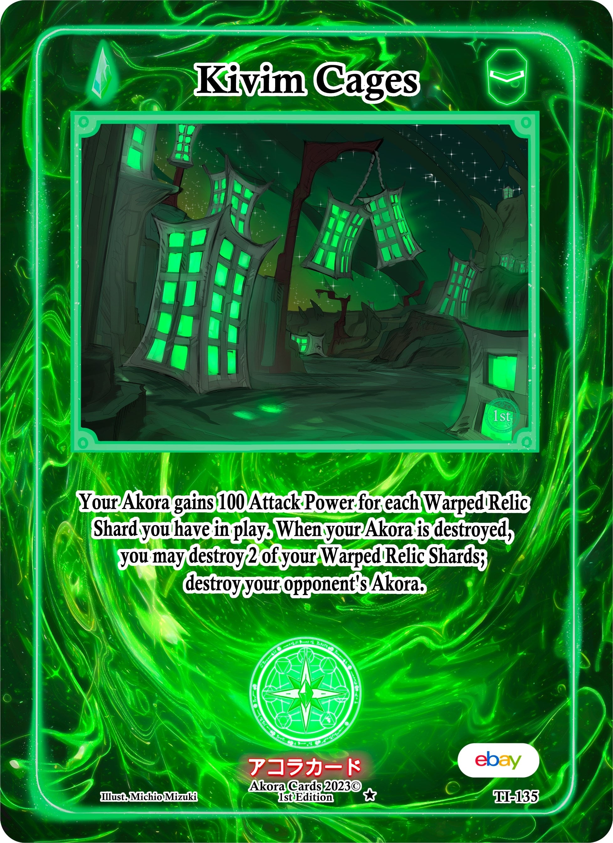 Image for Kivim Cages (Trials of Ikithia [eBay 1st Edition]) (TI-135) - Akora TCG