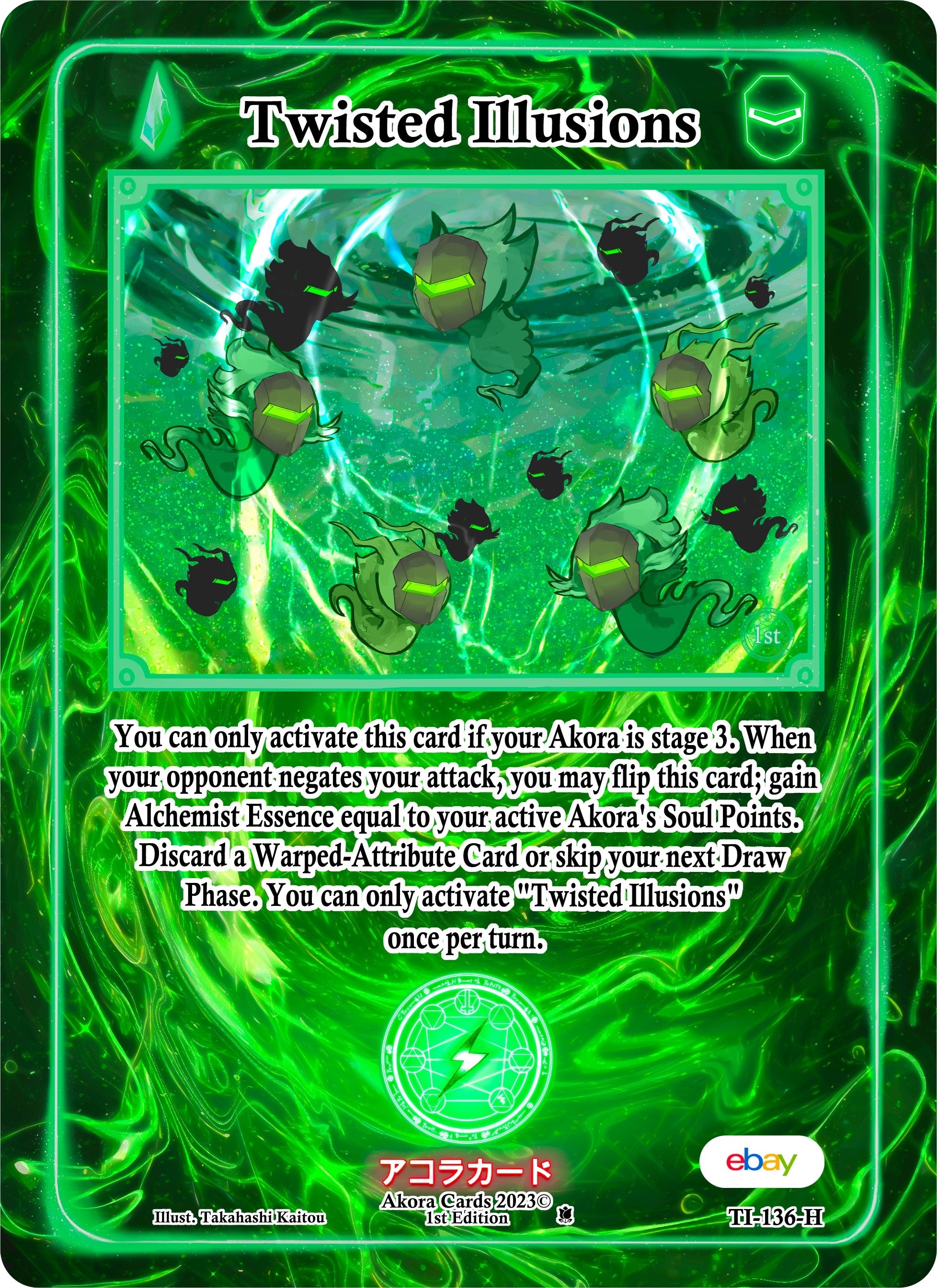 Image for Twisted Illusions (Holo) (Trials of Ikithia [eBay 1st Edition]) (TI-136-H) - Akora TCG