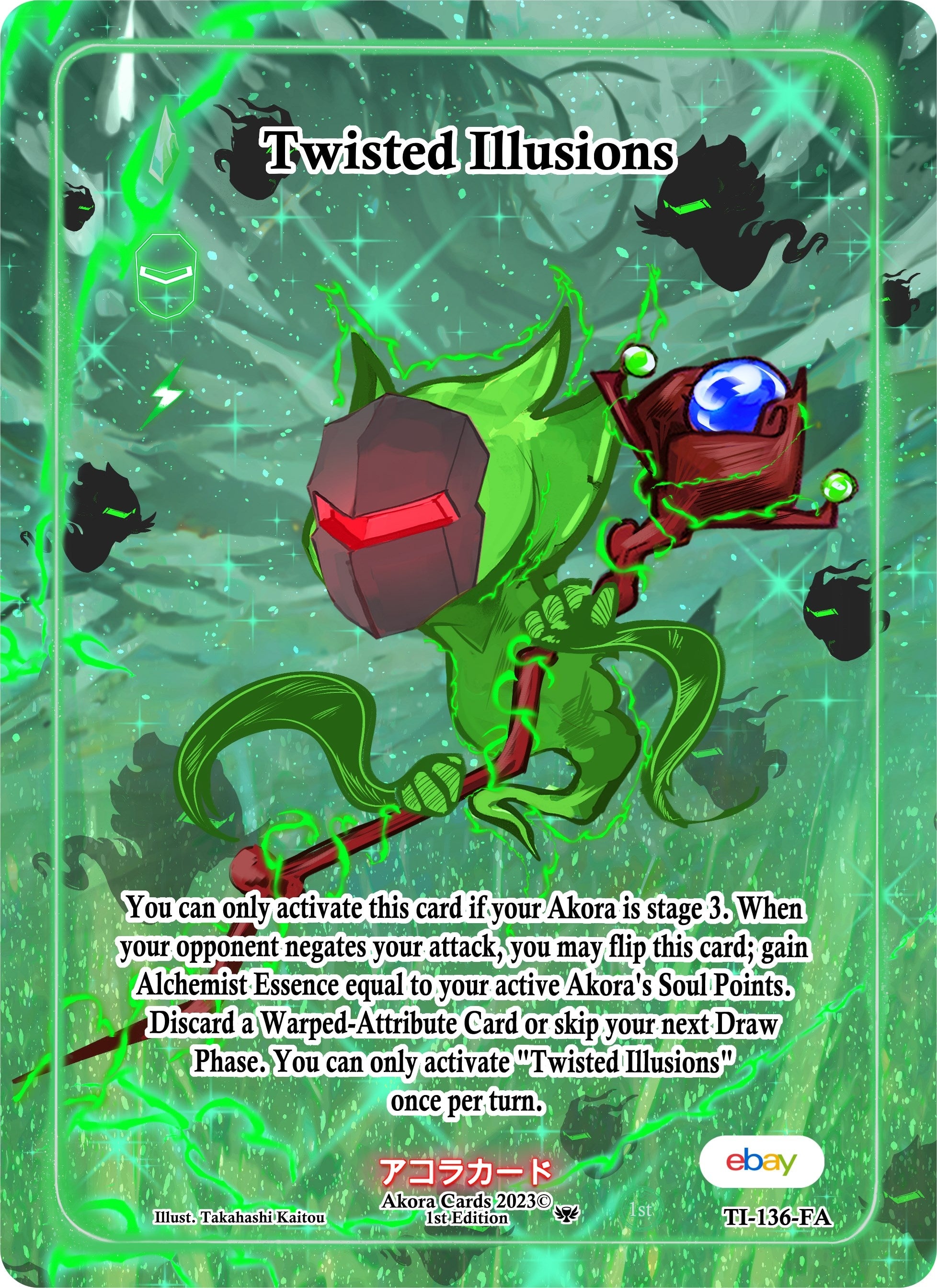 Image for Twisted Illusions (Full Art) (Trials of Ikithia [eBay 1st Edition]) (TI-136-FA) - Akora TCG