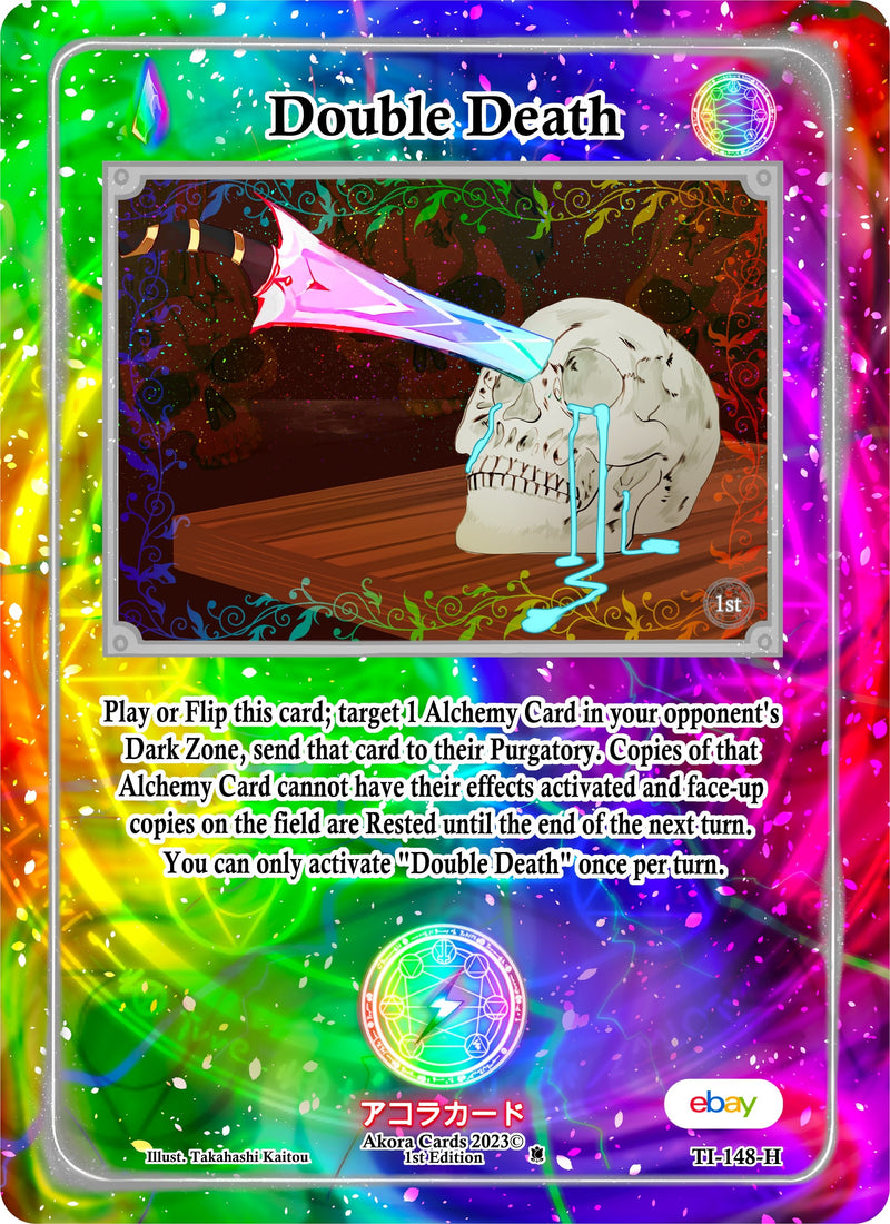 Image for Double Death (Holo) (Trials of Ikithia [eBay 1st Edition]) (TI-148-H) - Akora TCG