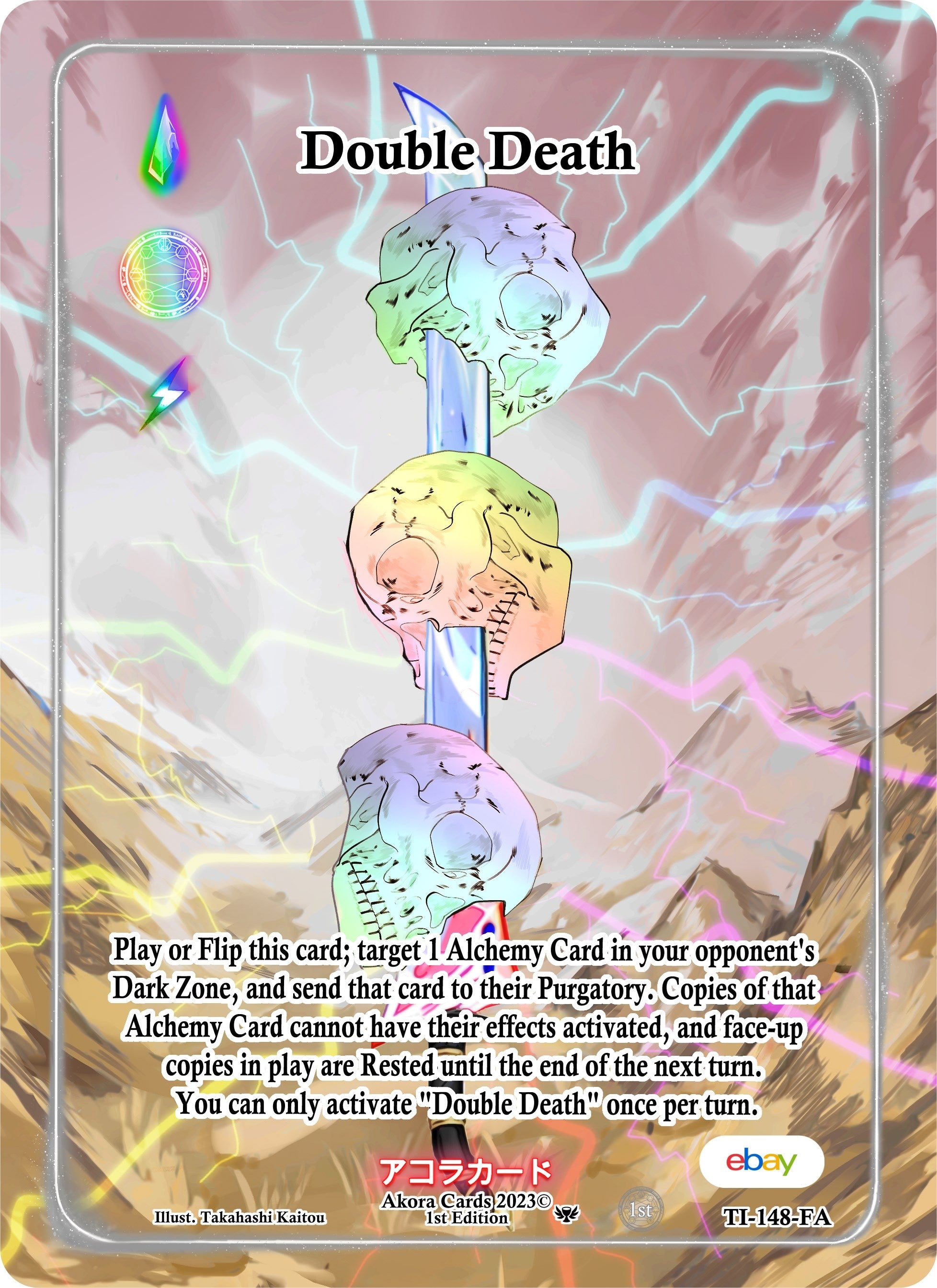Image for Double Death (Full Art) (Trials of Ikithia [eBay 1st Edition]) (TI-148-FA) - Akora TCG