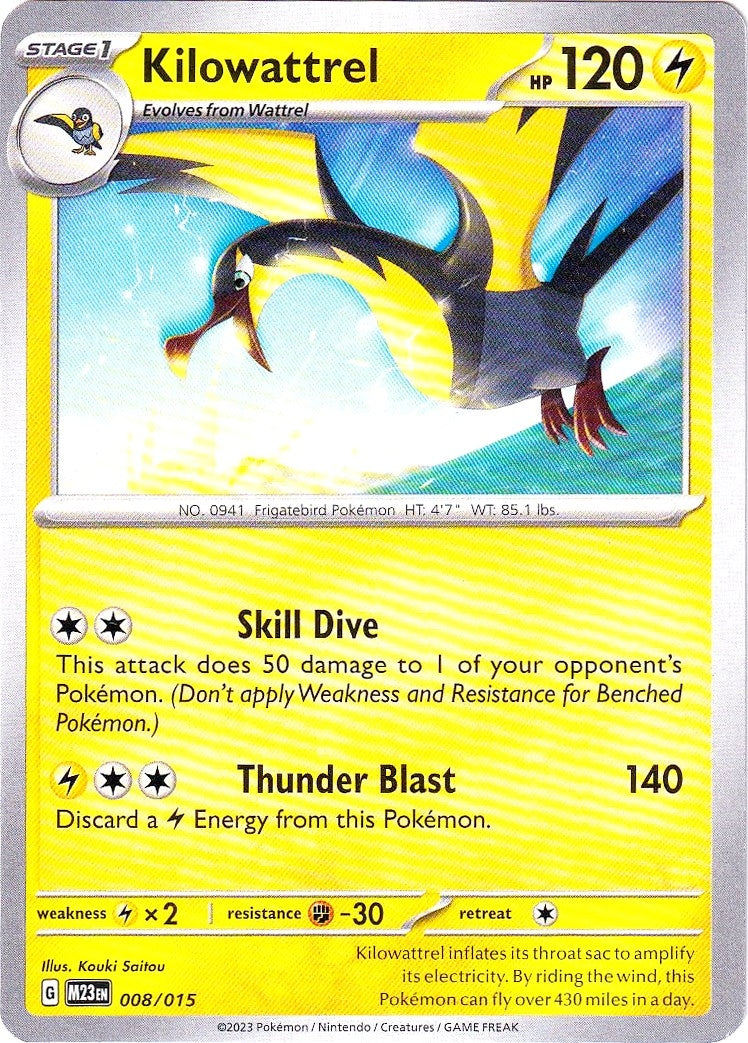 Image for Kilowattrel (McDonald's Promos 2023) (008/015) - Pokemon