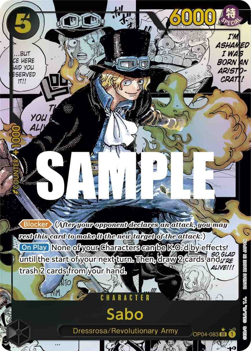 Image for Sabo (Alternate Art) (Manga) (Kingdoms of Intrigue) (OP04-083) - One Piece Card Game