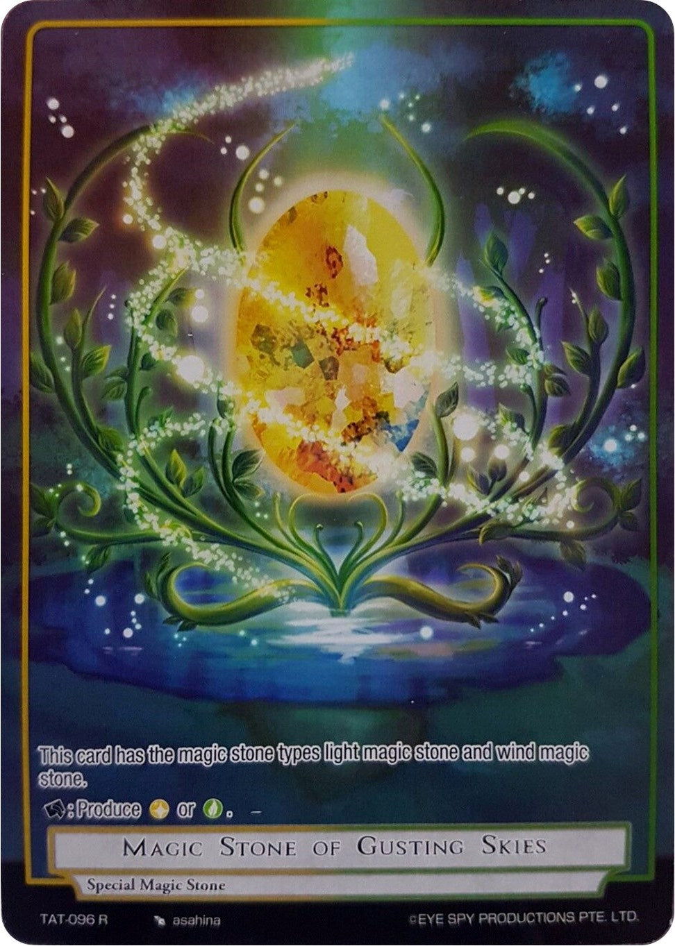 Image for Magic Stone of Gusting Skies (Reprint) (Clash of the Star Trees) (TAT-096) - Force of Will