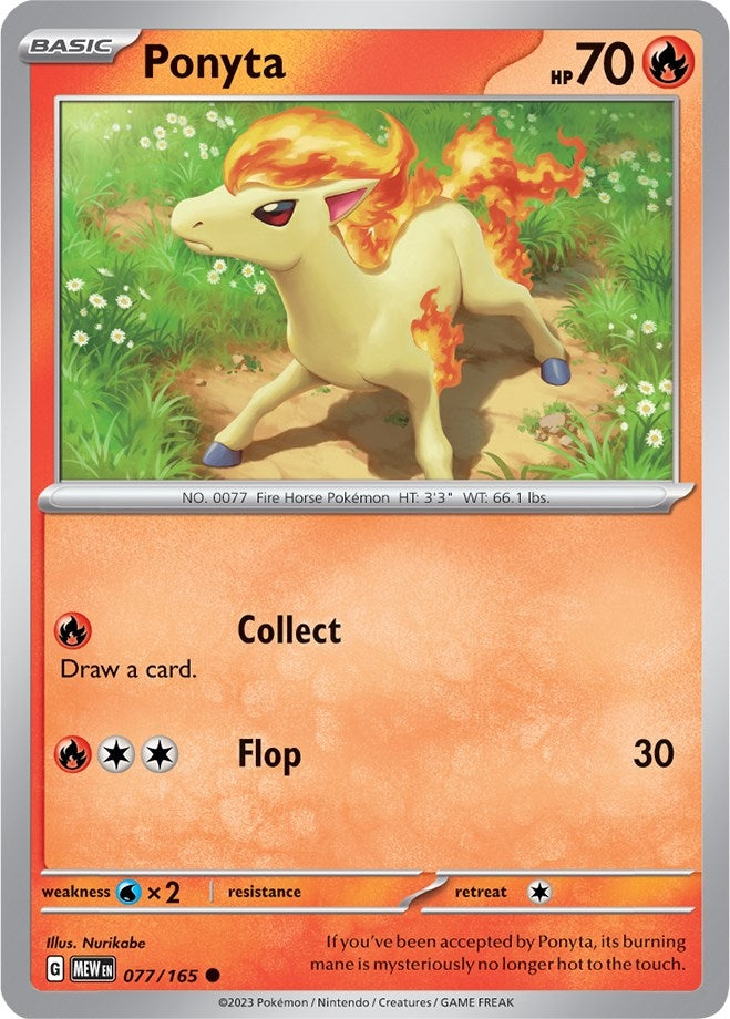 Image for Ponyta (SV: Scarlet & Violet 151) (077/165) - Pokemon