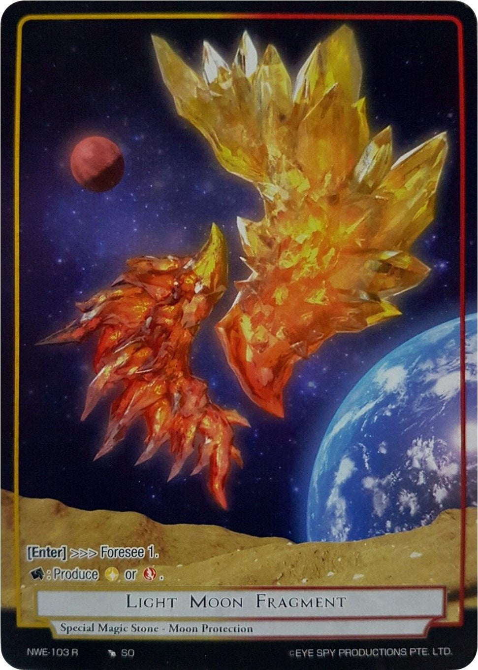 Image for Light Moon Fragment (Full Art Reprint) (Clash of the Star Trees) (NWE-103 R) - Force of Will
